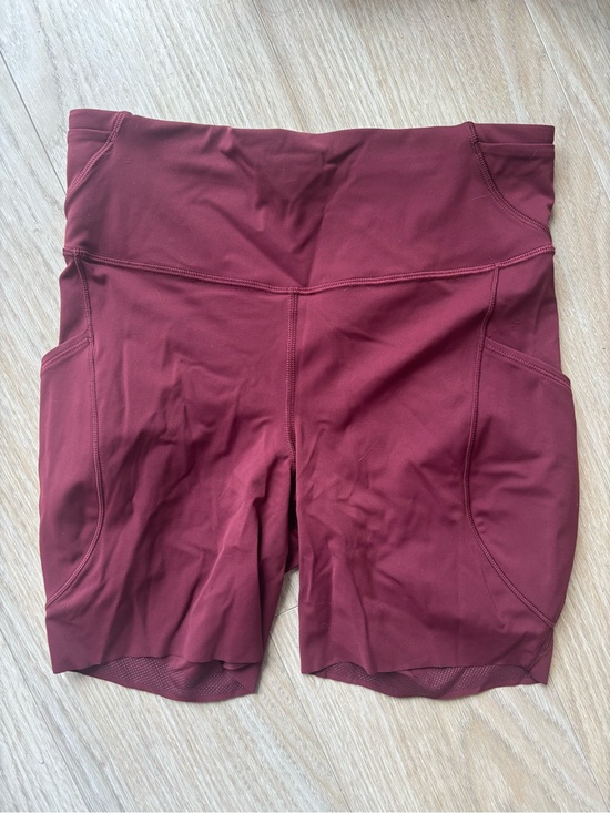 lululemon athletica Pants - Lululemon Burgundy Bay fast and free 6inch Women’s Athletic Shorts
